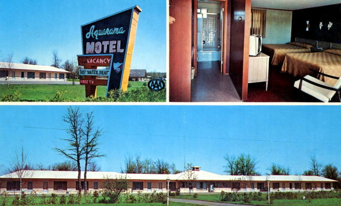 Aquarama Motel - Old Post Card (newer photo)
